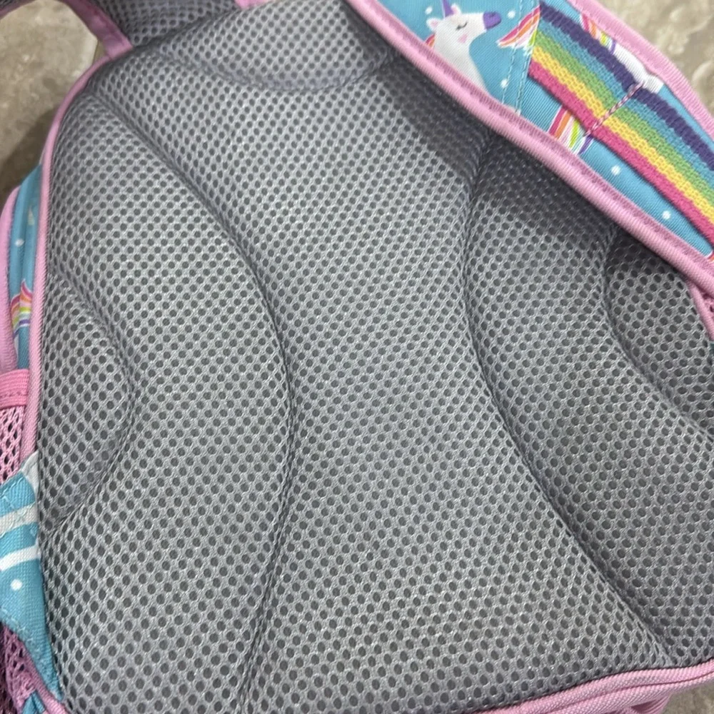 Pottery Barn‎ Kids Mackenzie Aqua Unicorn Parade mini Backpack.